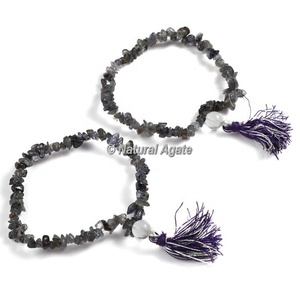 Nouveau design de puces de Labradorite en pierres précieuses Bracelet de yoga de guérison Bracelets de guérison en cristal naturel à vendre au prix de gros - Product Image 5
