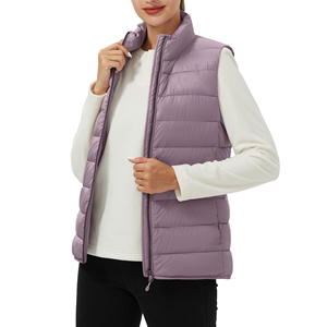 Women's Puffer Vest Quilted Sleeveless Winter <b>Jacket</b> Lightweight Warm Zip Front Stand Collar Casual Outdoor Fashion Waistcoat - Product Image 5