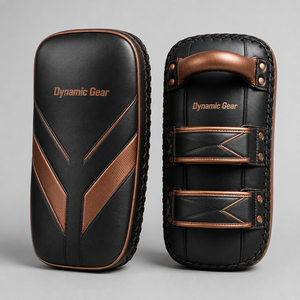 DYNAMIC GEARS - Bolsa de Boxeo Profesional Personalizada, Almohadillas de Entrenamiento para Patadas, Cuero PU, Cierre de Gancho y Bucle, Impresión Digital - Product Image 6