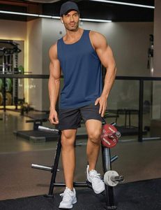 Camiseta sin mangas informal para hombre, camiseta sin mangas de algodón premium, ligera, transpirable, de secado rápido, ecológica, para gimnasio, entrenamiento, correr - Product Image 3