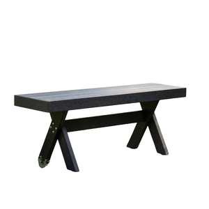 Minh Phuoc Furniture Modern Acacia Wood Eco-Friendly Outdoor <b>Bench</b> Knocked Down for 2 Patio & Garden Backless - Product Image 5