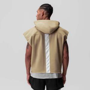 Sudadera Ligera sin Mangas con Capucha para Hombre, Sudadera con Capucha para Gimnasio, Ropa de Entrenamiento Físico, Transpirable, para Correr, Deportes, Fisicoculturismo - Product Image 6