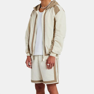 Conjunto de Pantalones Cortos y Chaqueta Cortavientos de Nylon para Hombre, Ropa Deportiva Reflectante, Transpirable, Fabricada por OEM - Product Image 2