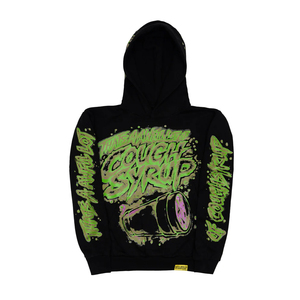 Vêtements pour hommes : Sweat à capuche de marque de créateur 'THAT'S a AWFUL LOT of COUGH SYRUP' pour hommes, en coton de luxe de qualité supérieure, épais, style streetwear - Product Image 3