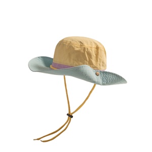 Sombrero de Pescador para Niños, de Verano, Secado Rápido, Transpirable, Resistente al Viento, con Bloques de Color, Delgado, para Niños y Niñas, para Actividades al Aire Libre, de Ala Ancha, para Senderismo - Product Image 1