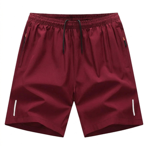 NEW Custom <b>Black</b> Woven Cotton Casual Men Shorts Elastic Waist Printed Athletic Short <b>Pants</b> - Product Image 4