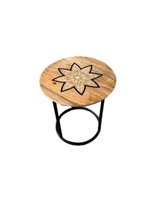 Conception en bois et résine sur support de tabouret en gros incroyable et colophane bonne qualité support de tabouret simple de salon - Product Image 6