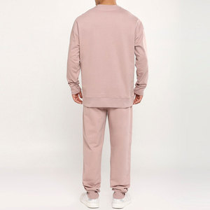 Ensemble de survêtement sportif pour homme en coton doux imprimé, 2 pièces, streetwear d'hiver - Product Image 3