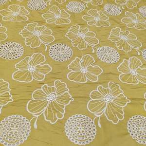 Embroidery Fabric Coding Lace Fabric Organza Fabric Net Fabric For Borer Broderie Abaya Kaftan Garment Manufacturing Exports - Product Image 3