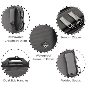 Custom Logo 444 Urban EDC Business Backpack Waterproof Large Capacity 366 PVC Oxford Lining 15L USB GPS Factory OEM/ODM Service - Product Image 4