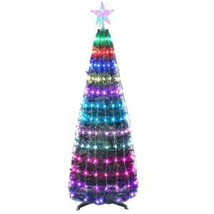 Guirlandes lumineuses LED de Noël personnalisables, étanches IP65, pliables, avec télécommande et application, réglage multicolore, ensemble de décoration pour fêtes - Product Image 1