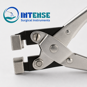 Pince à mâchoires plates parallèles OEM en acier inoxydable, outil de formage de bijoux, pince de précision pour pliage et maintien, logo personnalisé - Product Image 1