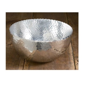 Stainless Steel Serving Bowl Soup and Ice Cream <b>Round</b> <b>Brushed</b> Metal Fruit Snack Salad Bowl for Home Kitchen BBQ Restaurant - Product Image 1