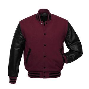 baseball varsity <b>jacket</b> Premium Wool Varsity Letterman <b>Jacket</b> with <b>Leather</b> Sleeves custom varsity <b>jacket</b> wholesale Stylish - Product Image 1