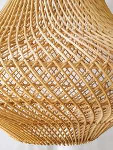 โคมไฟหวายไม้ไผ่สำหรับให้แสงธรรมชาติในบ้านที่ทันสมัยเป็นมิตรต่อสิ่งแวดล้อมทำด้วยมือ - Product Image 2