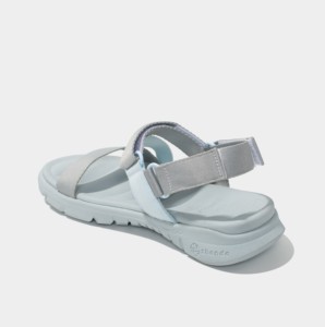 Sandales au design élégant bleu ciel et gris, alliage antimol durable, patch en caoutchouc de la marque SHONDO - Product Image 4