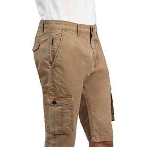 Pantalones Cortos Casuales para Hombre de Aspecto Genuino, Tejido Transpirable 100% Algodón, Cintura Elástica Media, Diseño Elegante - Product Image 6