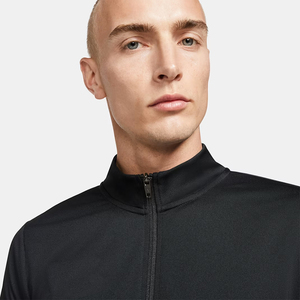 Chándal negro con cremallera completa y bolsillos laterales para hombre, chándal informal para entrenamiento de fútbol, chándal para equipo de club - Product Image 5