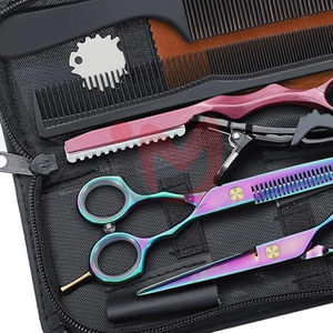 IMANS ENTERPRISES High Quality Stainless Steel Barber Scissor Thinner Comb <b>Set</b> <b>Razor</b> - Product Image 2