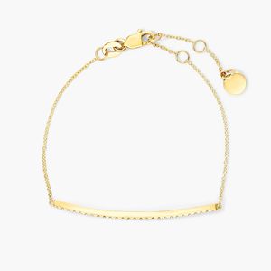 Bar Diamond <b>Bracelet</b> In 14K Rose Gold - Product Image 1