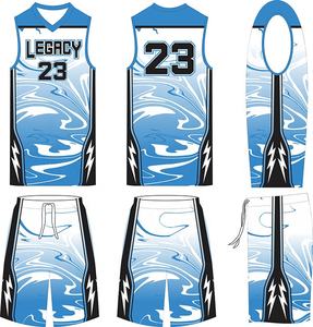 Uniforme de Baloncesto Personalizado por Sublimación, Tallas Grandes, MOQ Bajo, Conjunto de Uniforme de Equipo, Ropa de Baloncesto Transpirable - Product Image 6