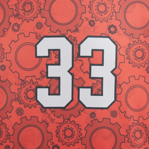 Uniforme de Fútbol Sublimado Personalizado, Conjunto de Camiseta de Fútbol 100% Poliéster, Transpirable, Ropa Deportiva para Hombre, Traje de Entrenamiento, Diseño Rojo - Product Image 4