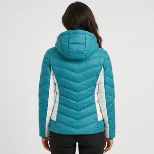 Veste matelassée pour femme de haute qualité avec logo personnalisé, style bulle, vente en gros OEM, respirante et confortable - Product Image 2