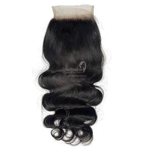 NiceHair Natural Straight Vietnamita Virgen Cabello Cierre de encaje Cabello Remy sin procesar con onda natural Color negro - Product Image 5