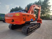 Excavatrice hydraulique d'occasion Hitachi-250 d'origine de 25 tonnes, modèle 2023, moteur et boîte de vitesses de 132 kW