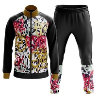 Survêtements d'hiver sur mesure avec pantalon et veste, design de logo personnalisé, polyester, nylon, streetwear