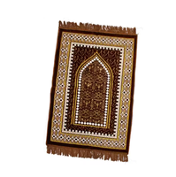Tapis de prière islamique fait main de haute qualité 2026, lavable, style Dubaï, pour pèlerinage musulman, utilisation domestique, portable, imperméable