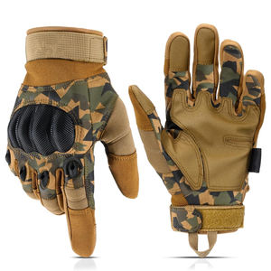 Gants de moto de course robustes, antidérapants, à forte adhérence, couleur unie, en cuir véritable, élégants, pour hommes - Product Image 1