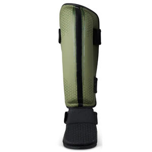 Protège-tibias de boxe en cuir PU à prix de gros pour adultes, unisexe, à lacets, personnalisables, respirants, durables et légers pour une protection optimale - Product Image 3