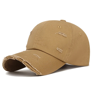 Gorra de Béisbol Desgastada para Mujer, Estilo Vintage, de Algodón Jersey Lavado, Ajustable, Casual, Deportiva, Streetwear, Gorra Dad con Bordado 3D - Product Image 1