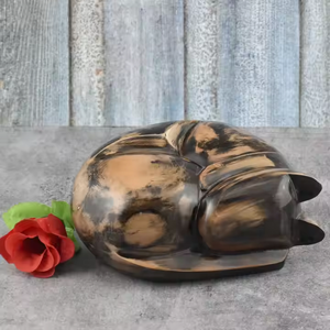 Metal Funeral <b>Urns</b> Trending Unique Vesper <b>Cats</b> Enamel Coated Ashes Pet Especially For <b>Cats</b> Cremation <b>Urns</b> By Falah International - Product Image 5