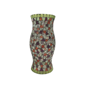 Lámpara Decorativa de Vidrio Mosaico para Chimenea, Decoración para el Hogar y Bodas, Portavelas Tipo Huracán a Precio Accesible - Product Image 3