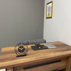 Black Unique Design Metal <b>Table</b> <b>Clock</b> For Office Cabin Decoration Library <b>Table</b> Decoration And Cafe Counter Display Piece - Product Image 4