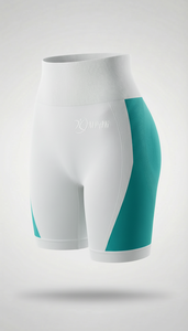 กางเกงขาสั้นออกกำลังกายเอวยางยืดระบายอากาศสำหรับผู้หญิง ยกกระชับสะโพก เหมาะสำหรับเล่นโยคะ ฟิตเนส และปั่นจักรยาน - Product Image 3