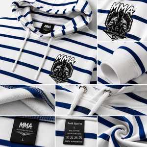 เสื้อฮู้ด MMA ทรงพอดีตัวสำหรับผู้ชาย ผ้าฝ้าย 100% สวมใส่สบาย ไม่ยับ ดีไซน์กระเป๋าโลโก้ด้านหน้า เหมาะสำหรับฤดูหนาว - Product Image 4