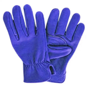 Premium Cowhide Grain Leather Anti-static <b>Driver</b> <b>Gloves</b> Adjustable Wristlet Industrial Safety Work Driving <b>Gloves</b> Soft - Product Image 5