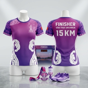 เสื้อวิ่งเทรลแบบกำหนดเอง น้ำหนักเบา ระบายอากาศได้ดี ซับเหงื่อ แห้งไว เหมาะสำหรับทุกเพศ แขนสั้น ผลิตจากโพลีเอสเตอร์ สำหรับเล่นกีฬา - Product Image 1