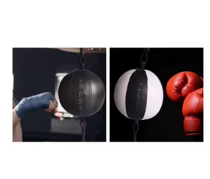 PROFIT SPORTS Ballon de boxe double extrémité Premium pour entraînement de vitesse, réaction et coordination, en PU, outil d'exercice portable - Product Image 2