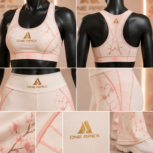 Women Floral Yoga Set Flare Leggings Sports Bra Gym Fitness Activewear Workout Wear Custom Logo Clothing Set - Product Image 5