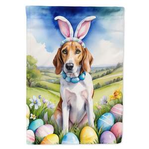 Multicolor English Foxhound Easter <b>Egg</b> Hunt Garden Flag Mailbox <b>Decorative</b> Yard Banner for Patio Artwork for Flower Beds - Product Image 1
