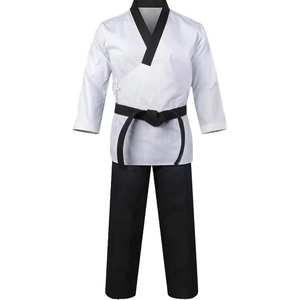 OEM/ODM Custom 100% Cotton Judo Uniform with Custom Logo Front Position Lightweight Breathable Quick Dry High Quality Pakistan - Product Image 4