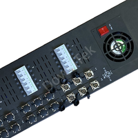 PDU triphasé 350A haute puissance pour montage en rack, 36 ports LP-20 à refroidissement liquide, 12 voies avec disjoncteur NOARK UL pour plateforme minière