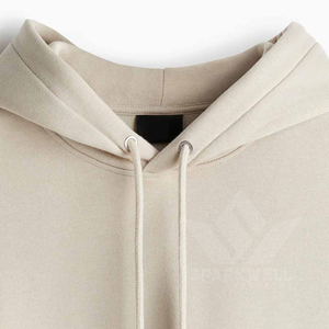 เสื้อฮู้ดดี้ผู้ชายไซส์ใหญ่ สีขาว ผ้าฝ้าย 100% เฟรนช์เทอร์รี่ สไตล์ลำลอง สีพื้น มีกระเป๋า ทรงปกติ ใส่ได้ในฤดูใบไม้ร่วง - Product Image 6