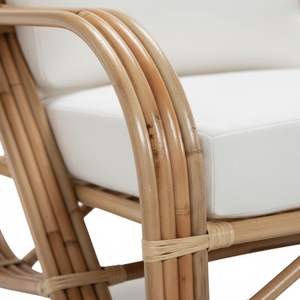 Chaises de salle à manger en rotin d'extérieur, tressées à la main, écologiques, résistantes aux intempéries, pour patio, jardin, balcon, salon - Product Image 3