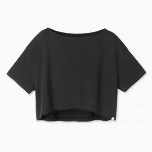 Women's Custom Dripping Print <b>Crop</b> <b>Top</b> Crew Neck Short Sleeve Slim Fit Casual Breathable Letter 100% Cotton Jersey Spring Summer - Product Image 6