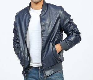 2027 High Quality Men's Winter Outdoor Motorcycle Vintage Casual Genuine <b>Leather</b> Reversible Breathable Windproof <b>Jacket</b> - Product Image 1